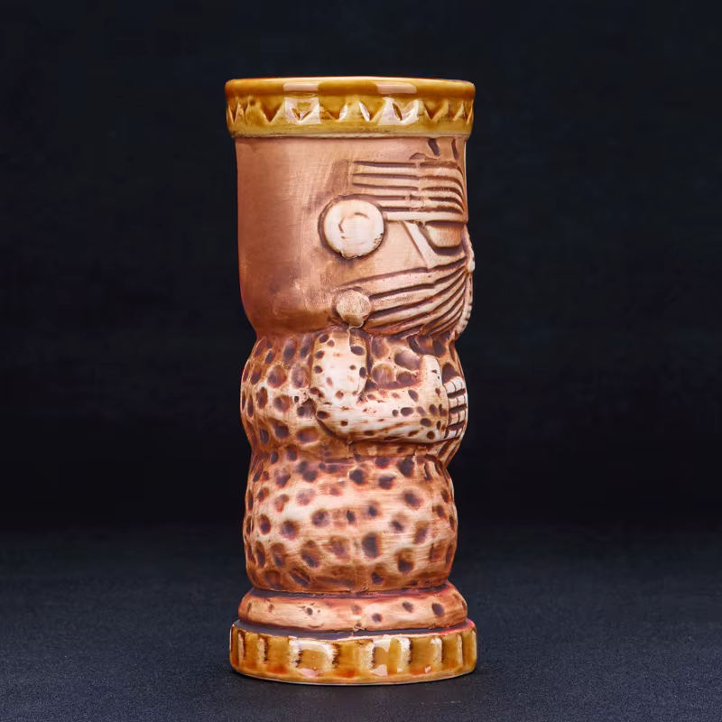 340ml Ceramic Tiki Mug Creative Porcelain Beer Wine Mug Cup Bar Tool - Image 3
