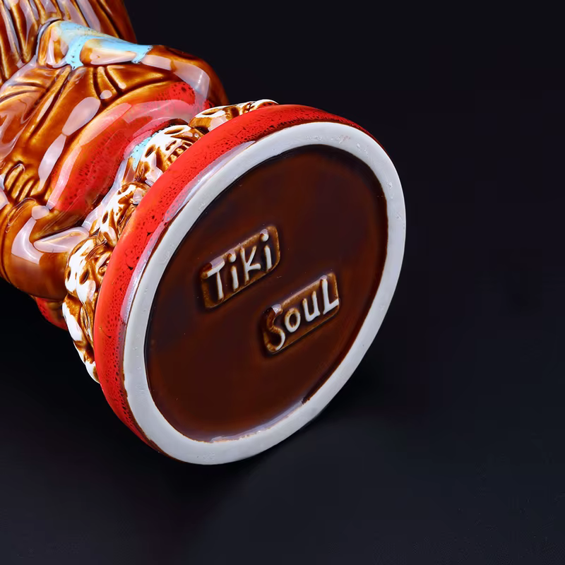 520ml Hawaii Tiki Mugs Cocktail Cup Beer Beverage Mug Wine Mug Ceramic Ku.Ku.Kauioo Mugs Barware - Image 4
