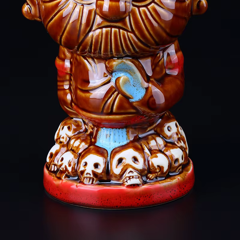 520ml Hawaii Tiki Mugs Cocktail Cup Beer Beverage Mug Wine Mug Ceramic Ku.Ku.Kauioo Mugs Barware - Image 3